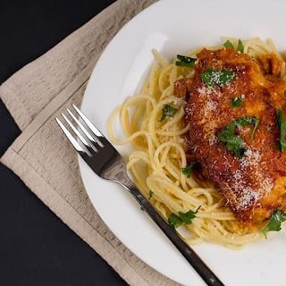 Chicken Cutlet Parmigiana Dinner